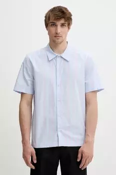 Хлопковая рубашка Won Hundred, синий