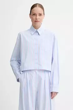 Хлопковая рубашка Won Hundred, синий