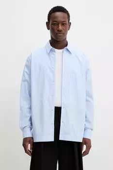 Хлопковая рубашка Won Hundred, синий