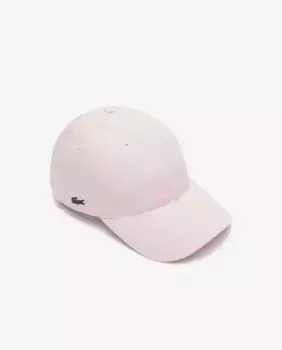 Хлопковая саржевая бейсболка унисекс Lacoste, цвет Rosa