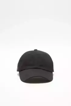 Хлопковая саржевая шапочка Acne Studios, черный