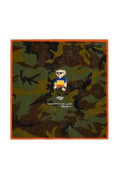 Хлопковая шаль Polo Ralph Lauren, мультиколор