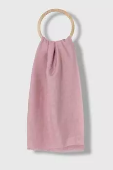 Хлопковая шаль Weekend Max Mara, розовый