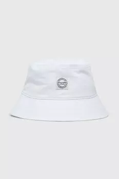 Хлопковая шапка Abercrombie & Fitch, белый