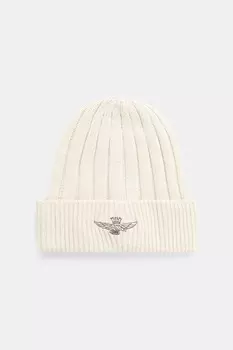 Хлопковая шапка Aeronautica Militare, бежевый