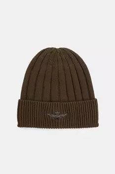 Хлопковая шапка Aeronautica Militare, зеленый