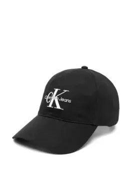 Хлопковая шапка Calvin Klein, черный