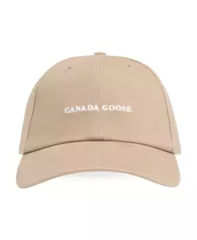 Хлопковая шапка Canada Goose, бежевый