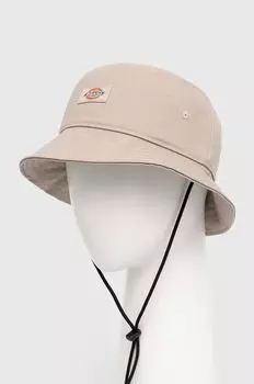 Хлопковая шапка Dickies, бежевый