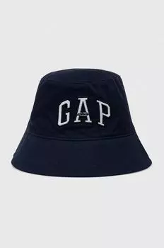 Хлопковая шапка GAP Gap, темно-синий