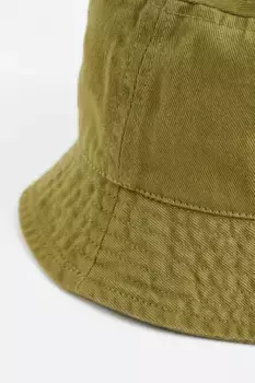 Хлопковая шапка H&M, зеленый
