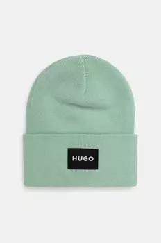Хлопковая шапка Hugo, зеленый