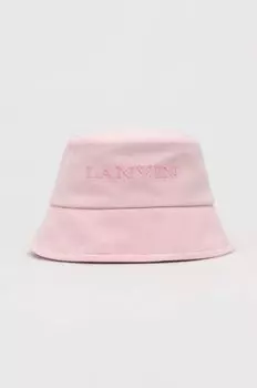Хлопковая шапка Lanvin, розовый