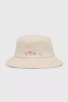 Хлопковая шапка On Vacation, бежевый