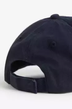Хлопковая шапка с козырьком H&M, синий