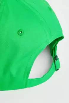 Хлопковая шапка с козырьком H&M, зеленый