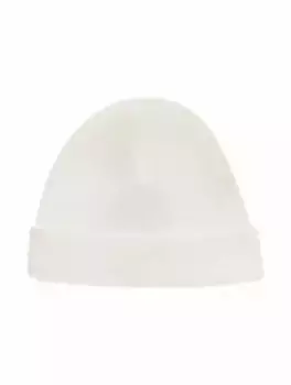 Хлопковая шапка с логотипом Bonpoint, белый