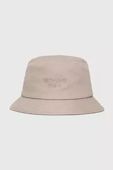 Хлопковая шапка Sixth June, бежевый