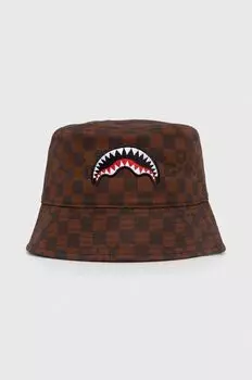 Хлопковая шапка Sprayground, коричневый