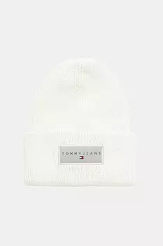 Хлопковая шапка Tommy Jeans, зеленый