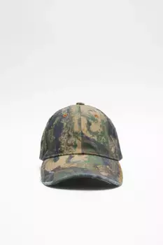 Хлопковая шапочка рипстоп Acne Studios, коричневый