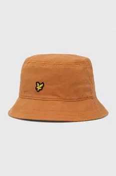 Хлопковая шляпа Lyle & Scott, оранжевый