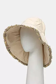 Хлопковая шляпа Oas, бежевый