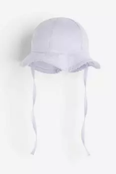 Хлопковая шляпа от солнца H&amp;M, сиреневый