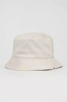 Хлопковая шляпа Tommy Jeans, бежевый
