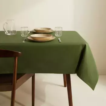 Хлопковая скатерть Cotton El Corte Ingls, пихта