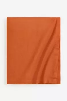 Хлопковая скатерть H&M, 140x240 см, оранжевый