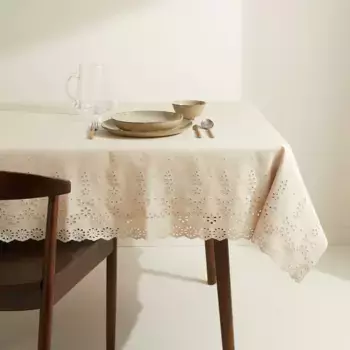 Хлопковая скатерть Schiffli El Corte Ingls, шерсть