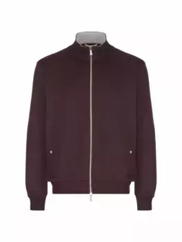 Хлопковая спортивная кофта Eleventy, бордовый