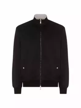 Хлопковая спортивная кофта Eleventy, черный