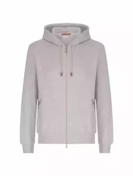 Хлопковая спортивная кофта Eleventy, серый