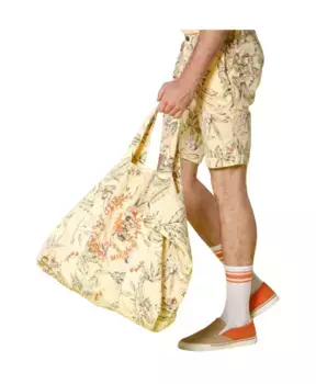 Хлопковая спортивная сумка с цветочным принтом Mason'S, желтый