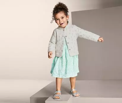 Хлопковая стеганая куртка Tchibo