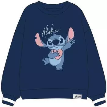 Хлопковая Строчка Sudadera Темно-Синяя Cerda