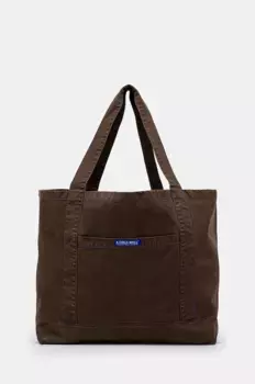 Хлопковая сумка A-COLD-WALL*, коричневый