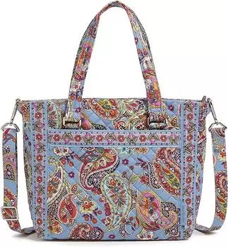 Хлопковая сумка через плечо Vera Bradley с несколькими ремешками, прованс пейсли
