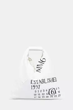 Хлопковая сумка Mm6 Maison Margiela, белый