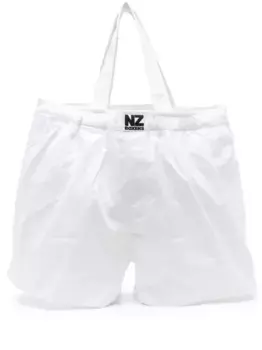 Хлопковая сумка-тоут Natasha Zinko, белый