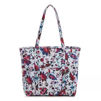 Хлопковая сумка-тоут Outlet Vera Vera Bradley, цвет Vineyard Floral