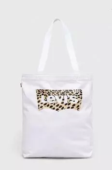 Хлопковая сумочка Levi's, белый