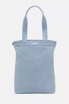 Хлопковая сумочка Levi's, синий