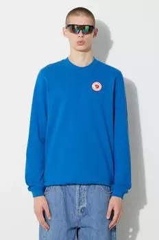 Хлопковая толстовка 1960 с логотипом Fjallraven, синий