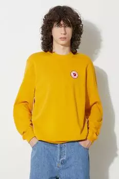 Хлопковая толстовка 1960 с логотипом Fjallraven, желтый