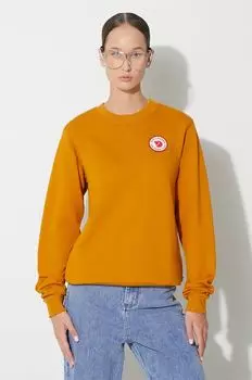 Хлопковая толстовка 1960 с логотипом Fjallraven, желтый