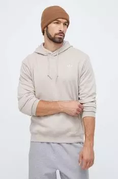 Хлопковая толстовка adidas Originals, бежевый