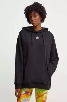 Хлопковая толстовка adidas Originals, черный